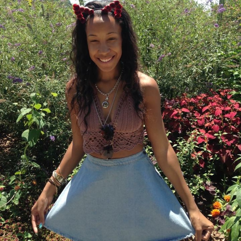 American apparel circle skirt